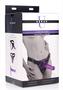 Strap U Comfort Ride Black Strap On Harness With Purple 7in Dildo